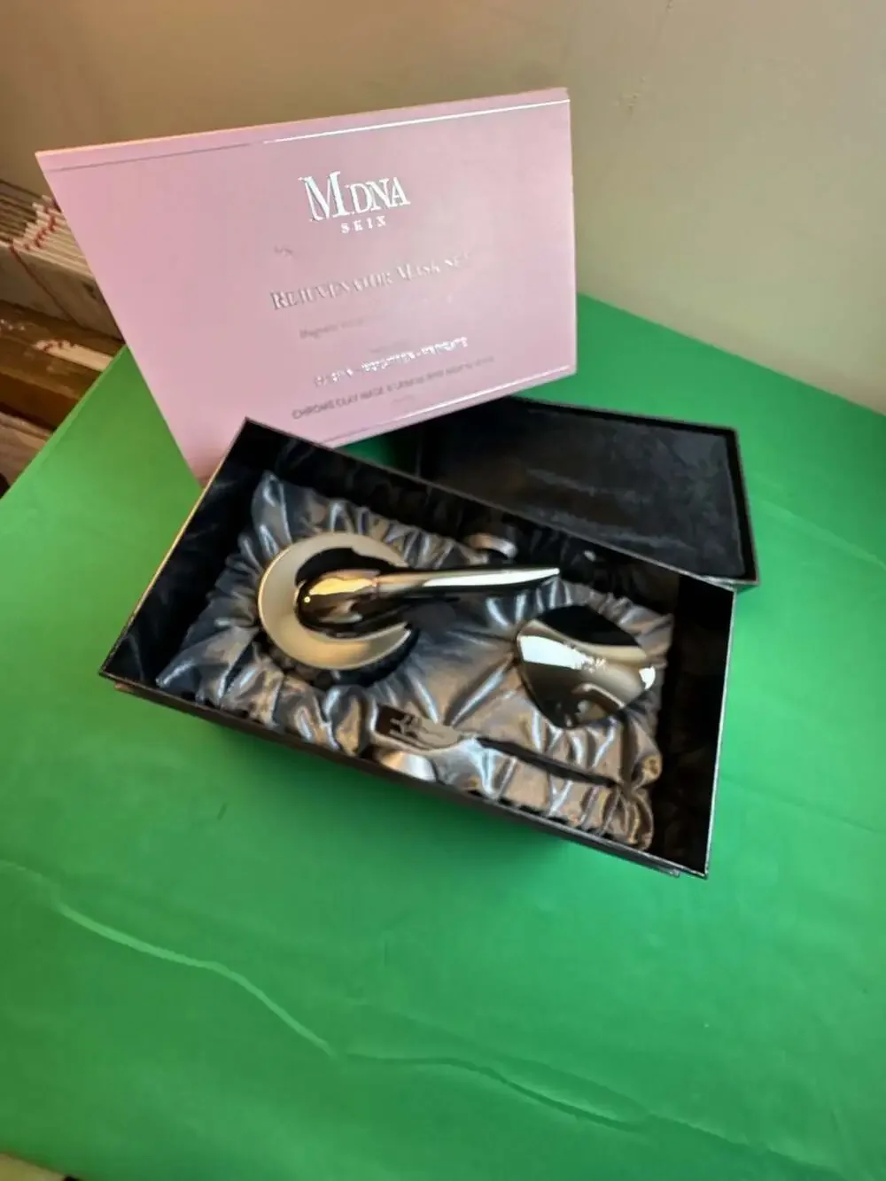 MDNA Skin Rejuvenator Mask Set with Chrome Clay Mask and Skin Rejuvenator Tool